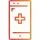 phone with emergency symbol