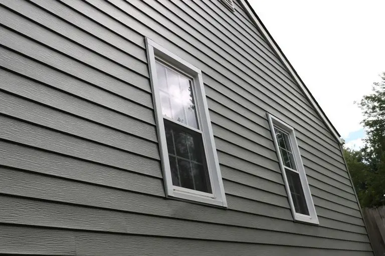 Siding and window
