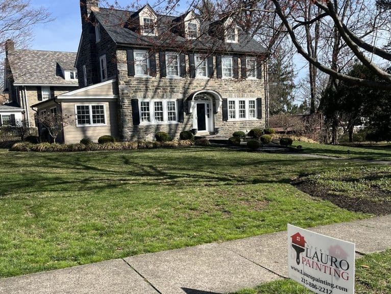 Lauro Painting Philadelphia paints home exteriors including siding, trim, shutters, and more. Includes light repair work and wood replacement.