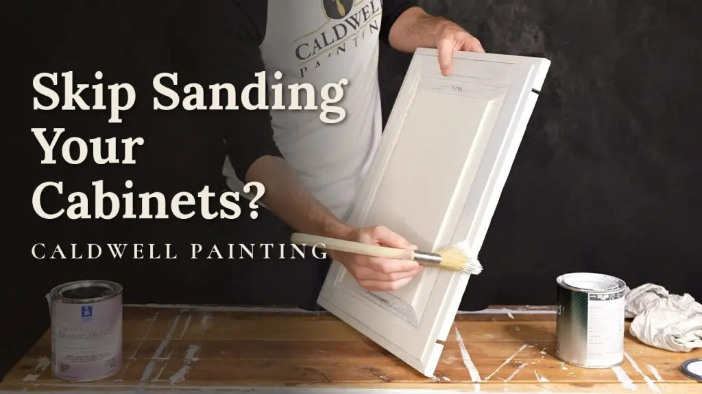 paint cabinets without sanding