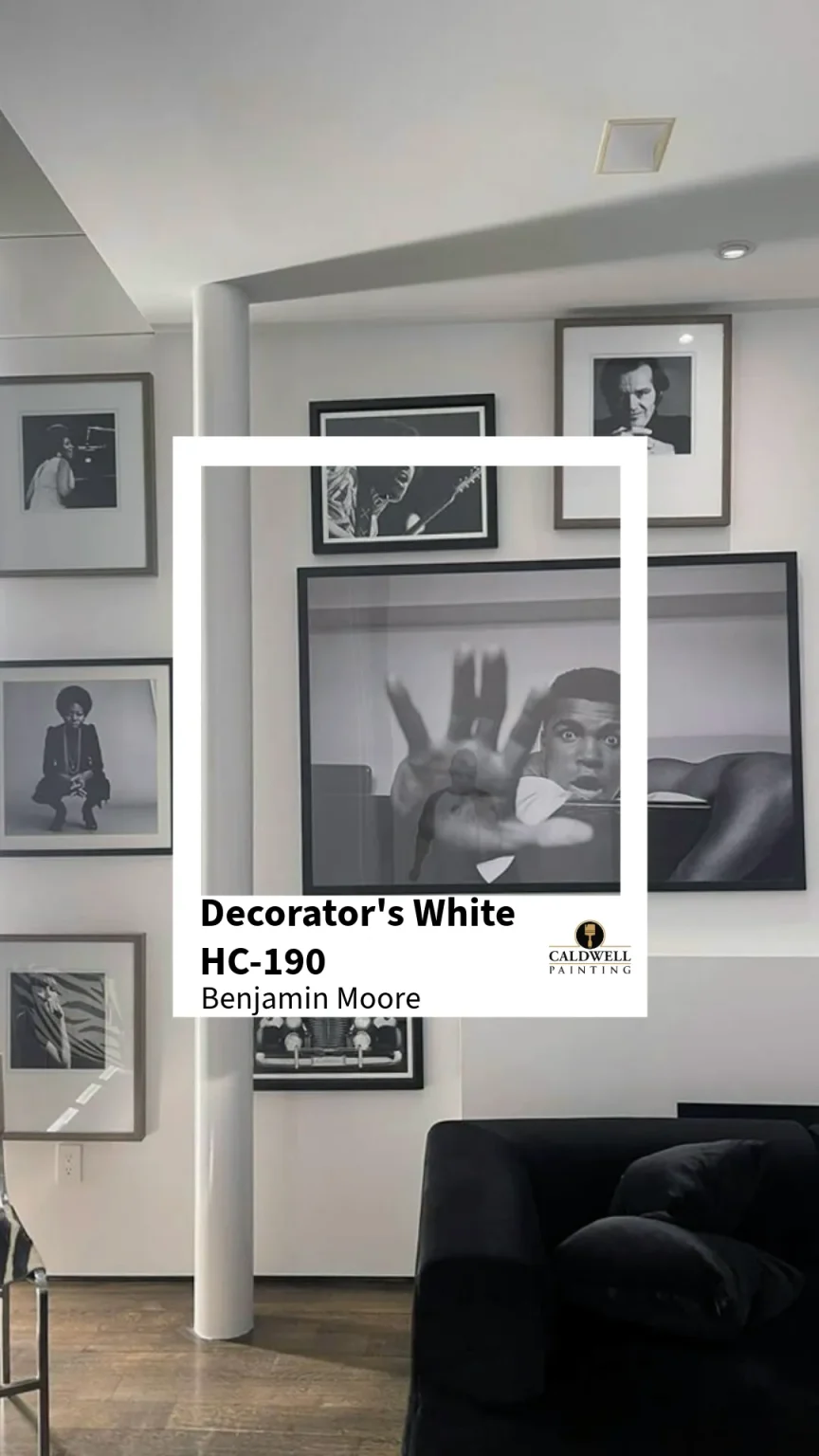 Benjamin Moore's Decorators White on interior walls