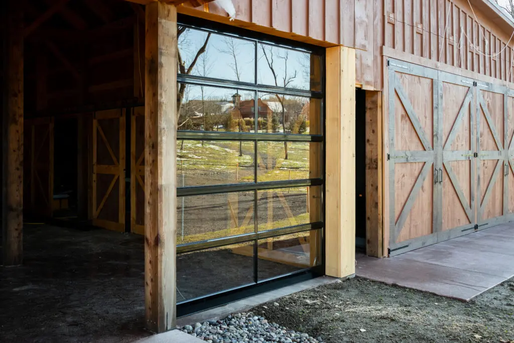glass garage door