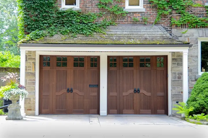wood garage doors