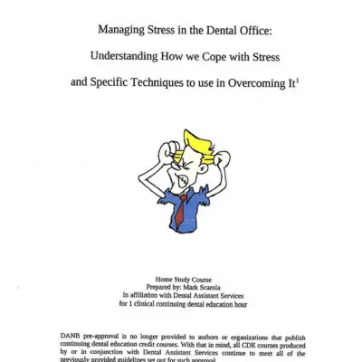 Managing Stress in the Dental Office