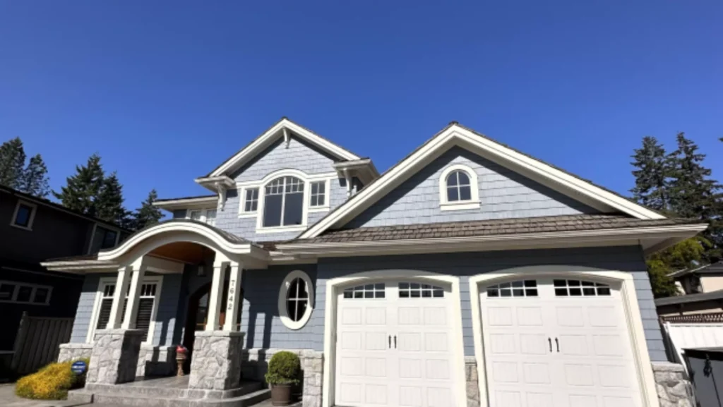 Professional solid colour staining services by AZ Painting to protect and refresh exterior wood surfaces with a durable finish in Vancouver