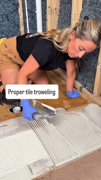 Directional Troweling: Why the Direction of Your Mortar Ridges Matters