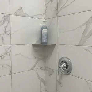 Marble Look Shower Kit