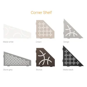 Retrofit Metal Shower Shelf
