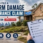 Cómo presentar una reclamación por daños causados por la tormenta en Houston (2026 Guide)