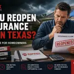 Can you reopen an insurance claim in Texas? Houston homeowner reviewing insurance claim documents after storm damage while exploring supplemental claim options with Santex Public Adjusters.