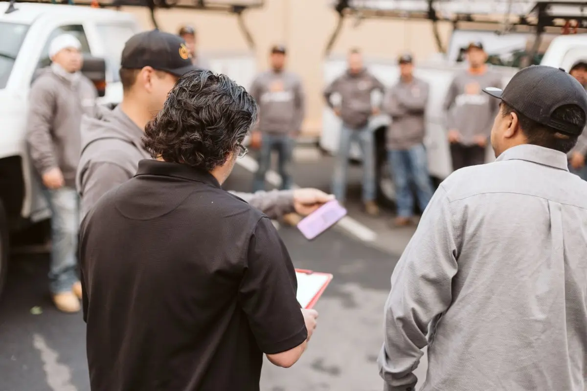 YES team working together