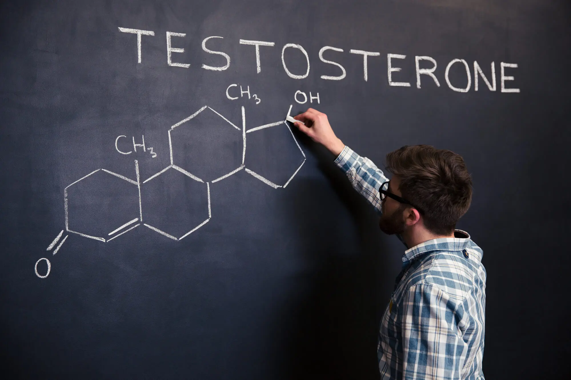 Man explaining hormone therapy in palm beach gardens