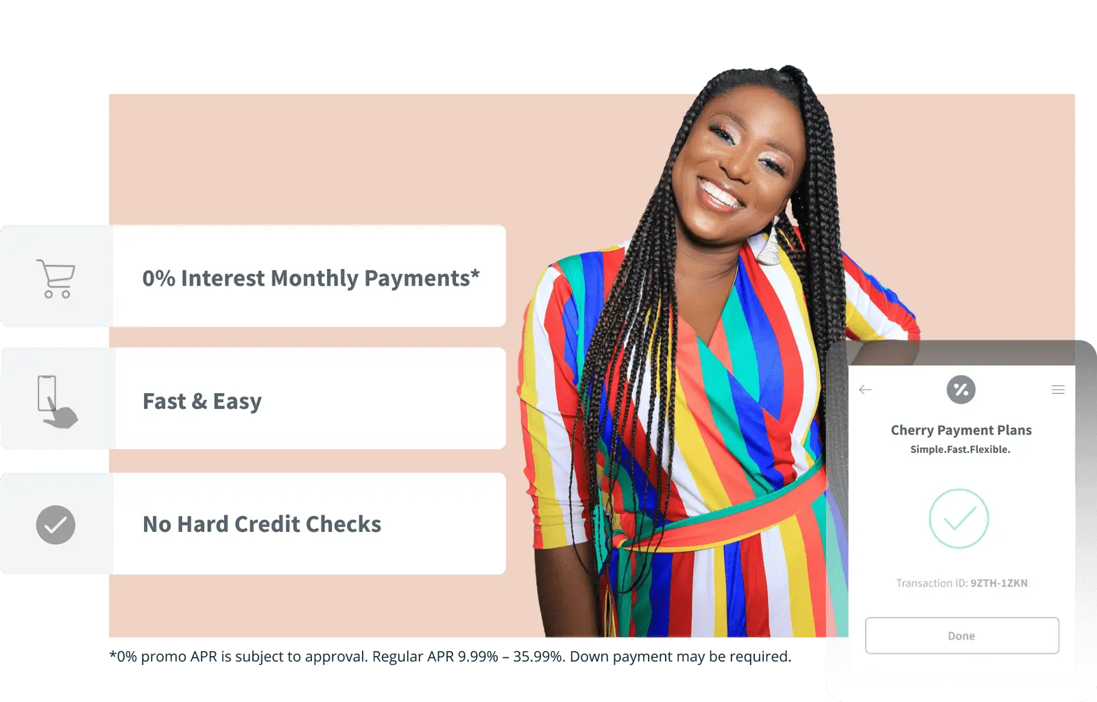 0% interest Monthly Payment Plans