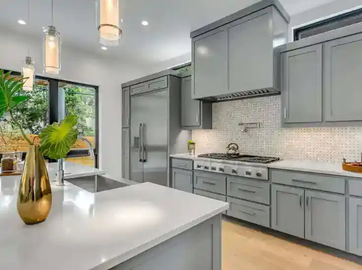 Professional Cabinet Painting Services by Aspen Painting in Lane Horsham, PA.